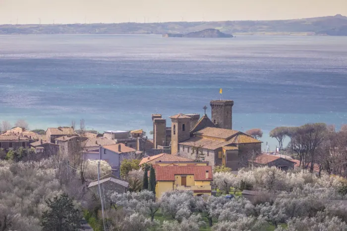 Framed Print : Bolsena Castle, on the coast of Bolsena Lake, Lazio, Italy Framed Print : Bolsena Castle, on the coast of Bolsena Lake, Lazio, Italy