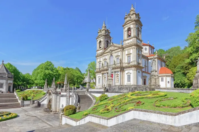 Framed Print : Bom Jesus do Monte santuary, Braga, Minho Province, Portugal Framed Print : Bom Jesus do Monte santuary, Braga, Minho Province, Portugal