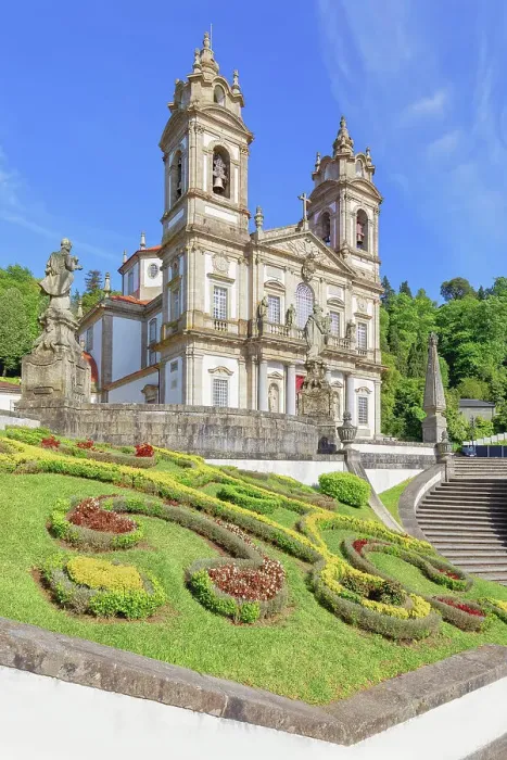 Framed Print : Bom Jesus do Monte santuary, Braga, Minho Province, Portugal