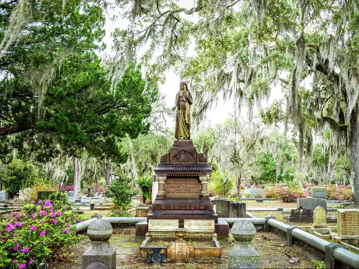 Framed Print : Bonaventure Cemetery, Historic and Famous, Savannah, Georgia, USA Framed Print : Bonaventure Cemetery, Historic and Famous, Savannah, Georgia, USA