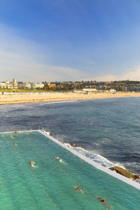 Framed Print : Bondi Icebergs swimming pool, Bondi Beach, Sydney, New South Wales, Australia