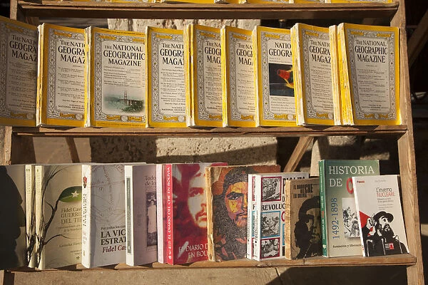 Book stall, Plaza de Armas, Habana Vieja, Havana, Cuba