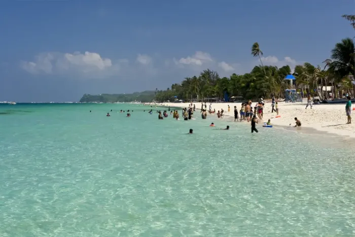 Framed Print : Boracay Beach, Boracay, Visayas Island, The Philippines Framed Print : Boracay Beach, Boracay, Visayas Island, The Philippines