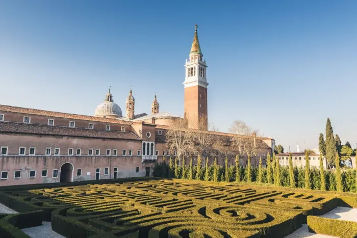 Framed Print : The Borges Labyrinth in San Giorgio Maggiore, Venice, Veneto, Italy Framed Print : The Borges Labyrinth in San Giorgio Maggiore, Venice, Veneto, Italy