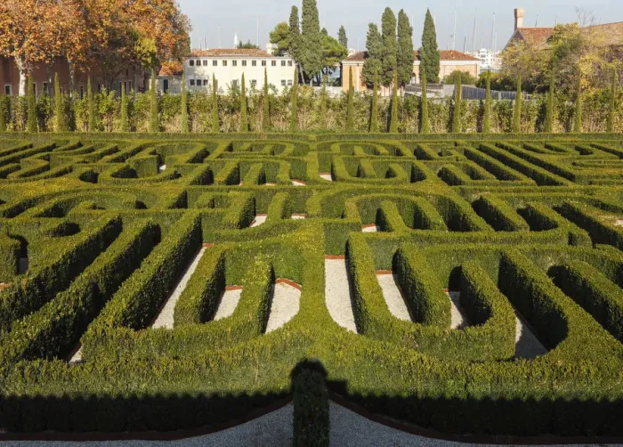 Framed Print : The Borges Labyrinth in San Giorgio Maggiore, Venice, Veneto, Italy Framed Print : The Borges Labyrinth in San Giorgio Maggiore, Venice, Veneto, Italy