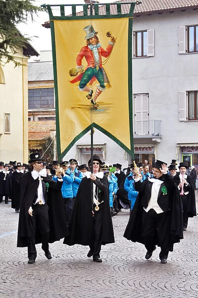 Borgosesia, Vercelli, Piedmont, Italy. Traditional Mercu Scurot