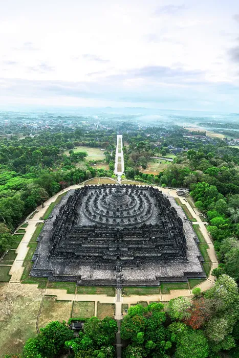 Framed Print : Borobudur Temple, Magelang, Central Java, Indonesia Framed Print : Borobudur Temple, Magelang, Central Java, Indonesia