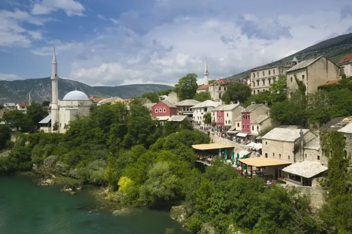 Framed Print : Bosnia and Herzegovina, Mostar, Old Town Mostar, Ottoman Era Buildings Framed Print : Bosnia and Herzegovina, Mostar, Old Town Mostar, Ottoman Era Buildings