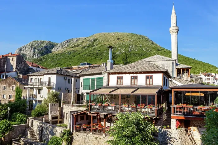 Framed Print : Bosnia Herzegovina, Mostar town