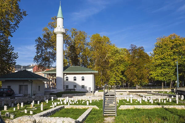 Bosnia and Herzegovina, Sarajevo, Bakr-Baba Mosque and AtaMejdan archaeological park