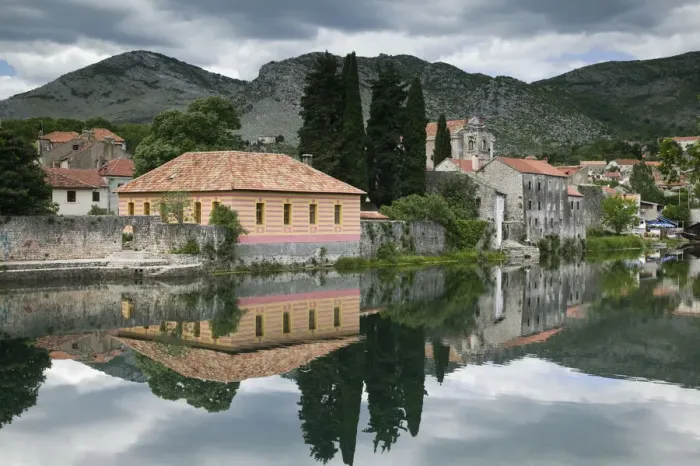 Framed Print : Bosnia and Herzegovina, Trebinje, Republika Serbska, Trebisnjica River Framed Print : Bosnia and Herzegovina, Trebinje, Republika Serbska, Trebisnjica River