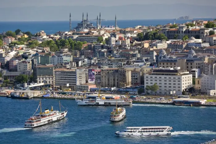 Framed Print : Bosphorus and Sultanahmet from the Galata Tower, Istanbul, Turkey Framed Print : Bosphorus and Sultanahmet from the Galata Tower, Istanbul, Turkey