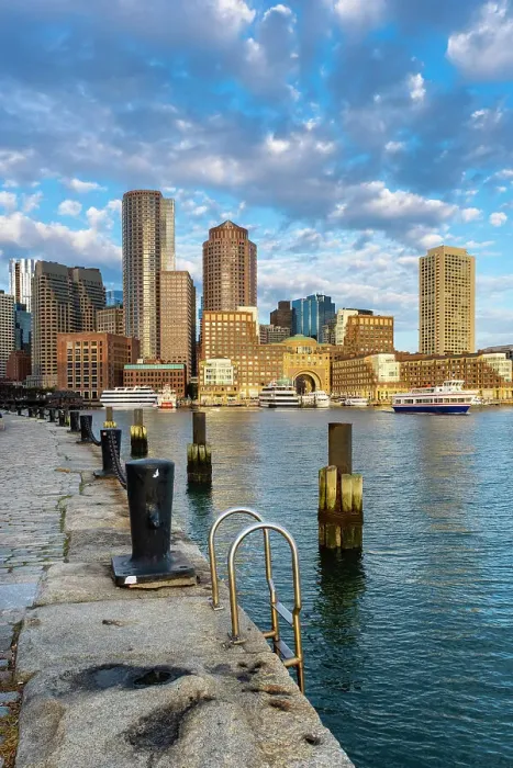 Framed Print : Boston Harbor, Boston, Massachusetts, USA