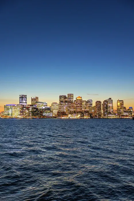 Framed Print : Boston skyline, Boston, Massachusetts, USA