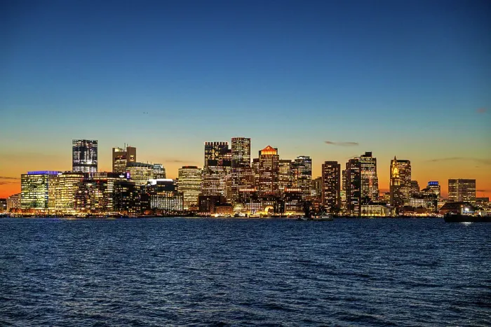 Framed Print : Boston skyline, Boston, Massachusetts, USA Framed Print : Boston skyline, Boston, Massachusetts, USA