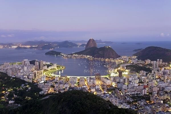 Botafogo and Sugarloaf Mountain (Pao de Acucar) from Corcovado