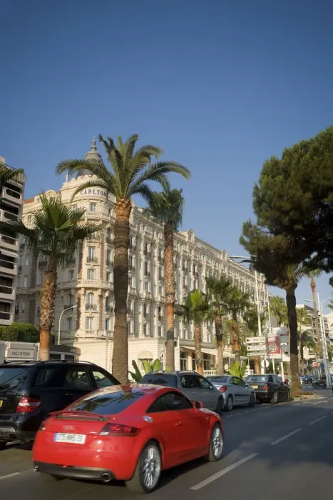 Framed Print : Boulevard de la Croisette and Carlton Hotel, Cannes, Cote D Azur, France Framed Print : Boulevard de la Croisette and Carlton Hotel, Cannes, Cote D Azur, France