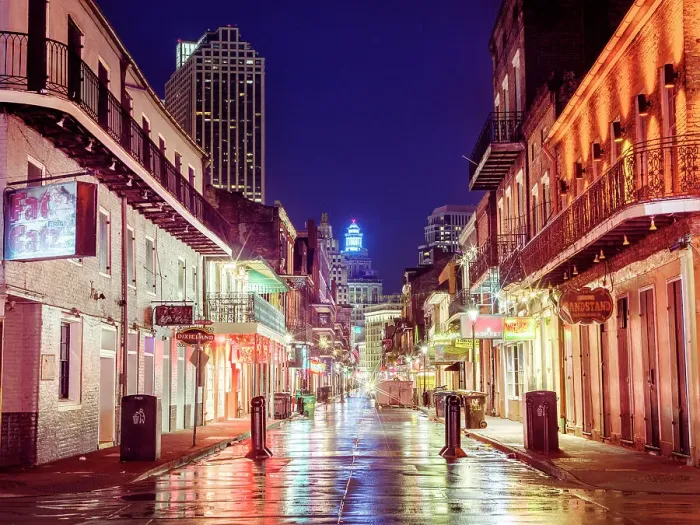 Framed Print : Bourbon Street, the morning after Party night at 5:30 am, French Quarter, New Orleans, Louisiana, USA Framed Print : Bourbon Street, the morning after Party night at 5:30 am, French Quarter, New Orleans, Louisiana, USA