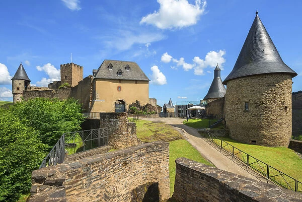 Bourscheid castle, Kanton Diekirch, Luxembourg