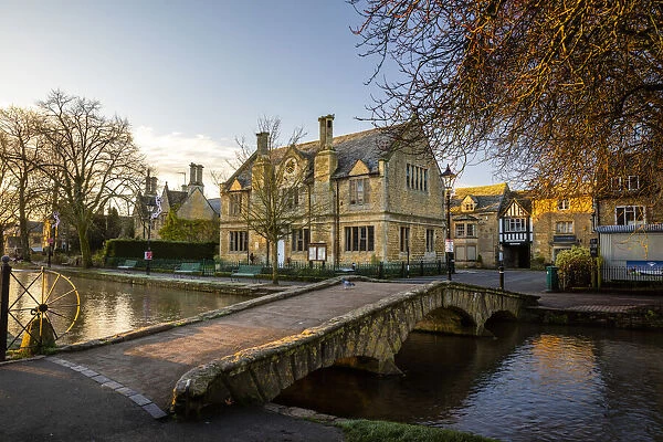 Bourton-on-the-water, the Cotswolds, Gloucestershire, England, UK