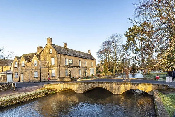 Bourton-on-the-water, the Cotswolds, Gloucestershire, England, UK