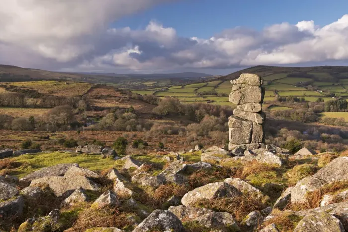 Framed Print : Bowermans Nose on Dartmoor, Devon, England. Winter (January) Framed Print : Bowermans Nose on Dartmoor, Devon, England. Winter (January)