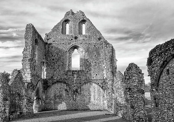 Boxgrove Priory ruins, Boxgrove, West Sussex, England