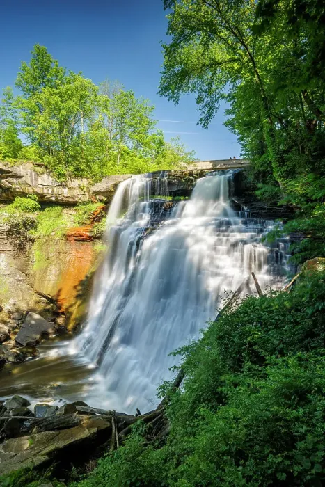 Framed Print : Brandywine Falls, Ohio, USA Framed Print : Brandywine Falls, Ohio, USA
