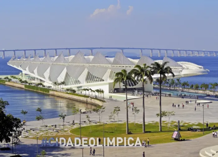 Framed Print : Brazil, City of Rio de Janeiro, Praca Maua, Museum of Tomorrow(Museu do Amanha) by Framed Print : Brazil, City of Rio de Janeiro, Praca Maua, Museum of Tomorrow(Museu do Amanha) by