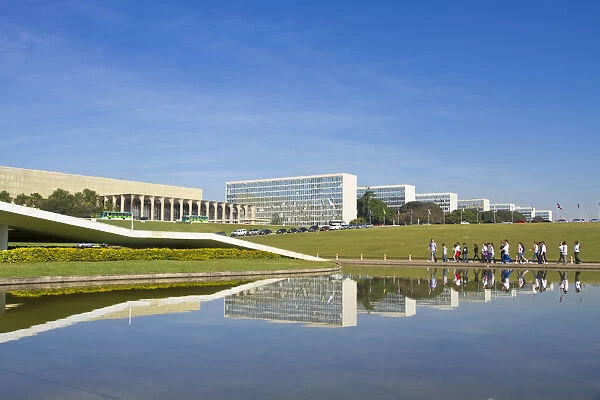 Brazil, Distrito Federal-Brasilia, Brasilia, Palacio do Itaamaraty -Palace of Arches