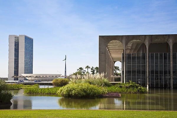 Brazil, Distrito Federal-Brasilia, Brasilia, Palacio do Itaamaraty - Palace of Arches