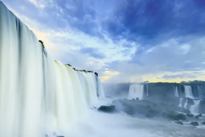 Framed Print : Brazil, Parana state, the Iguacu or Iguazu falls photographed from the Brazilian Framed Print : Brazil, Parana state, the Iguacu or Iguazu falls photographed from the Brazilian