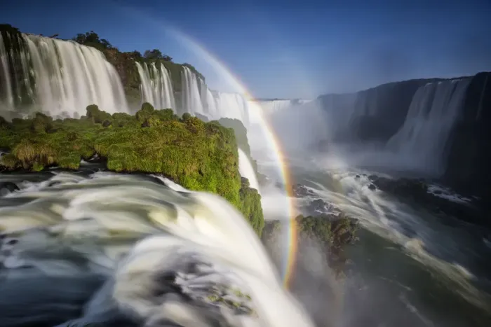 Framed Print : Brazilian side of Iguazu waterfall, southern Brazil Framed Print : Brazilian side of Iguazu waterfall, southern Brazil