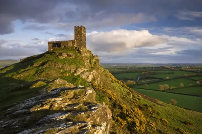 Framed Print : Brentor Church, high on a Dartmoor outcrop, Devon, England. Spring (April) 2009 Framed Print : Brentor Church, high on a Dartmoor outcrop, Devon, England. Spring (April) 2009
