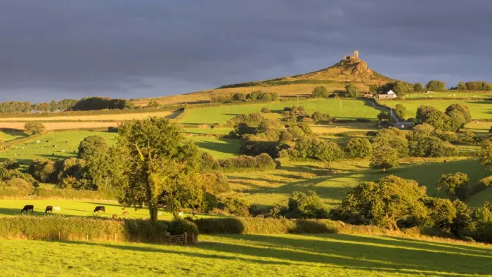 Framed Print : Brentor Church above rolling Dartmoor countryside, Devon, England. Summer (August) 2015 Framed Print : Brentor Church above rolling Dartmoor countryside, Devon, England. Summer (August) 2015