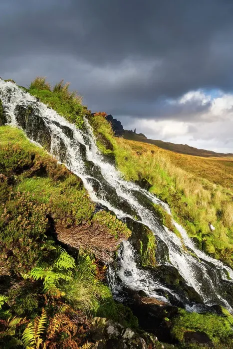 Framed Print : Brides Veil Falls, Isle of Skye, Scotland Framed Print : Brides Veil Falls, Isle of Skye, Scotland