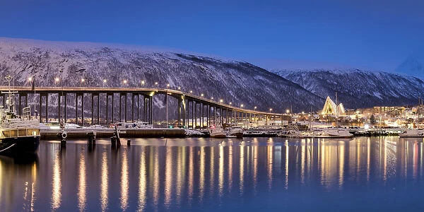 Bridge & Arctic Cathedral, Tromso, Norway