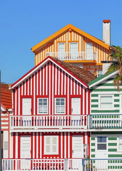 Framed Print : Brightly painted beach homes, Costa Nova do Prado, Aveiro, Portugal Framed Print : Brightly painted beach homes, Costa Nova do Prado, Aveiro, Portugal