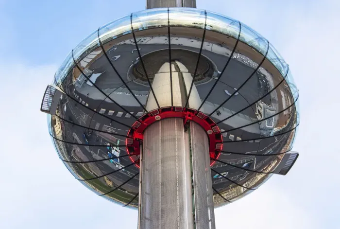 Framed Print : British Airways i360, the observation tower, on Brighton seafront, East Sussex, England Framed Print : British Airways i360, the observation tower, on Brighton seafront, East Sussex, England