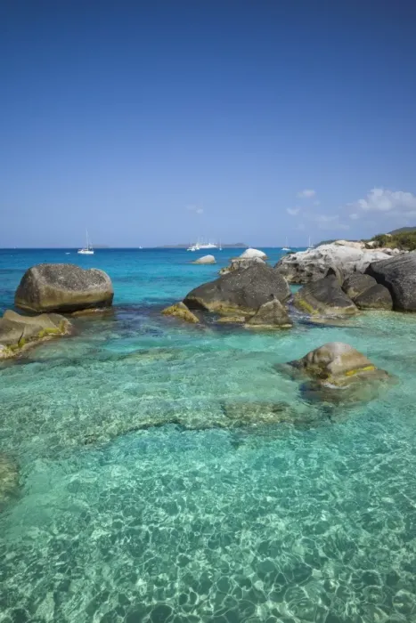 Framed Print : British Virgin Islands, Virgin Gorda, The Baths, beach view Framed Print : British Virgin Islands, Virgin Gorda, The Baths, beach view