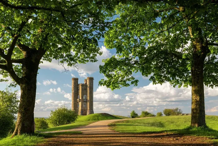 Framed Print : Broadway Tower folly in the Cotswolds, Worcestershire, England. Spring (May) 2021 Framed Print : Broadway Tower folly in the Cotswolds, Worcestershire, England. Spring (May) 2021