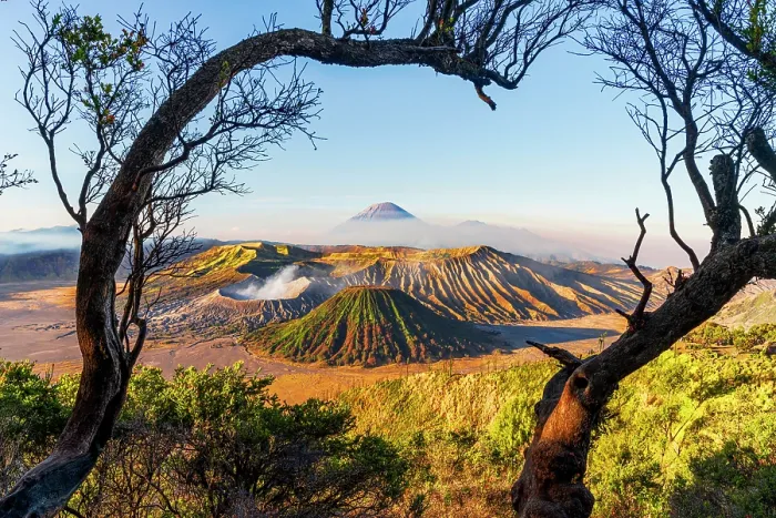 Framed Print : Bromo volcano and Tengger Caldera, East Java, Indonesia Framed Print : Bromo volcano and Tengger Caldera, East Java, Indonesia