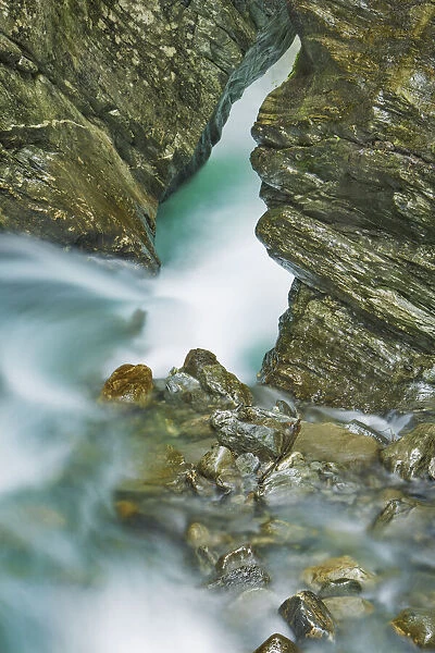 Brook in gorge - Austria, Salzburg, Zell am See, Kaprun, Sigmund Thun Klamm - Alps