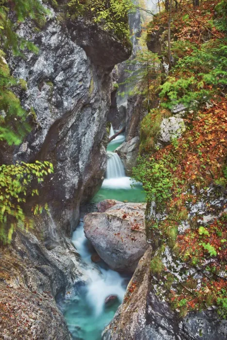 Framed Print : Brook gorge with waterfall - Austria, Carinthia, Hermagor, Garnitzenklamm - Alps Framed Print : Brook gorge with waterfall - Austria, Carinthia, Hermagor, Garnitzenklamm - Alps
