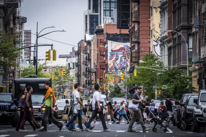 Framed Print : Broome Street, Little Italy, Manhattan, New York City, USA Framed Print : Broome Street, Little Italy, Manhattan, New York City, USA
