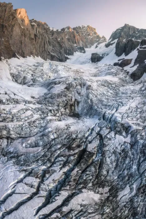 Framed Print : Brouillard Glacier, Courmayeur, Italy Framed Print : Brouillard Glacier, Courmayeur, Italy