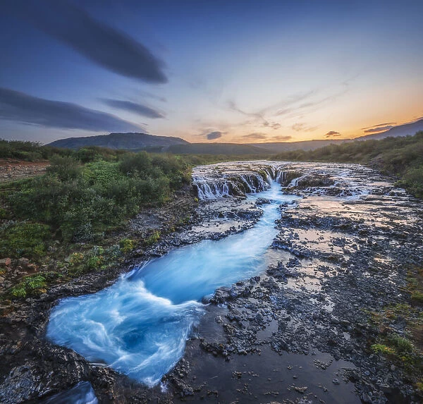 Bruarfoss waterfall, Iceland
