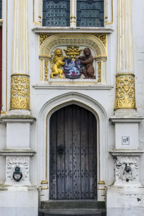 Framed Print : Detail of Brugse Vrije building, Burg, Bruges, West Flanders, Belgium Framed Print : Detail of Brugse Vrije building, Burg, Bruges, West Flanders, Belgium