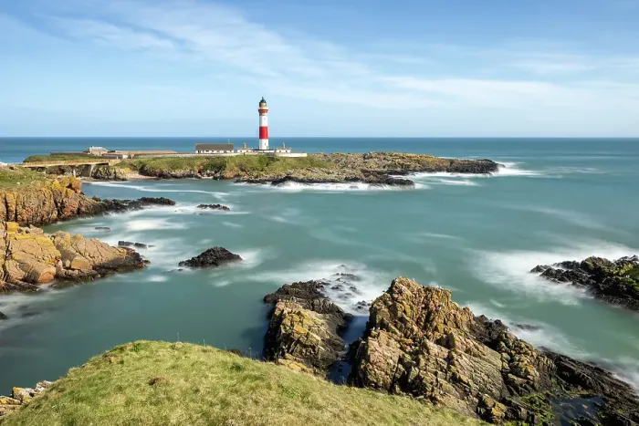 Framed Print : Buchan Ness Lighthouse, Boddam, near Peterhead, Aberdeenshire, Scotland, April 2024 Framed Print : Buchan Ness Lighthouse, Boddam, near Peterhead, Aberdeenshire, Scotland, April 2024