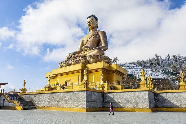 Buddha Dordenma statue, Thimphu, Bhutan. One of the largest Buddha rupas